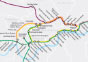 Map of the four sub-surface Tube lines