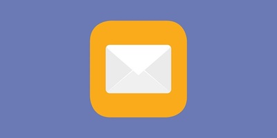 Icon showing an envelope