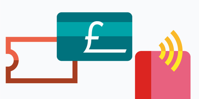 Diffrent types of tickets including contactless