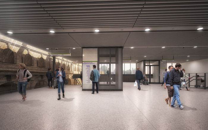 Ticket hall - artist's impression