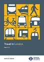 Decorative image depicting a collage of icons representing different travel modes alongside the Transport for London and Mayor of London logos.