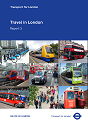 Decorative image depicting a collage of transport pictures including the Transport for London and Mayor of London logos.