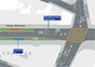 vauxhall bridge road bus priority lane map detail